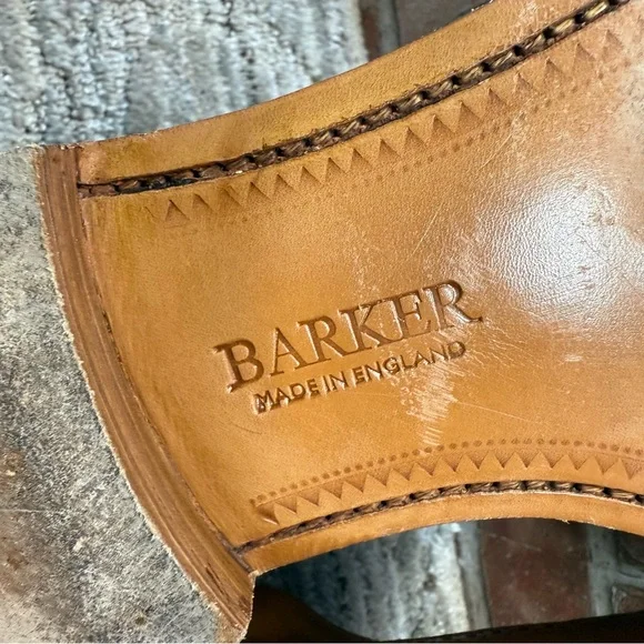 Barker Made in England lace up boots men’s s 11.5 US (10.5 UK ) - Picture 9 of 16